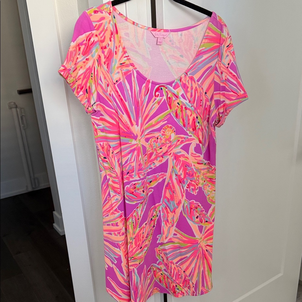 Lilly Pulitzer Pink and Orange Dress